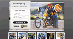 Desktop Screenshot of bikersingle.org